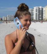Aquapac - Герметичный серо-голубой чехол Flip Phone Case
