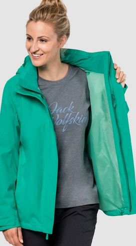 Jack Wolfskin - Удобная мембранная куртка Highland Women