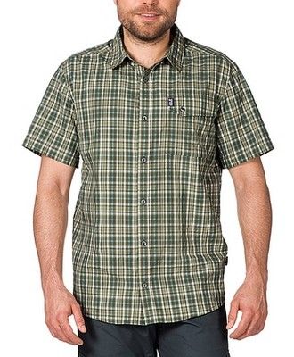 Jack Wolfskin — Рубашка с коротким рукавом мужская CROSSLEY SHORTSLEEVE SHIRT M