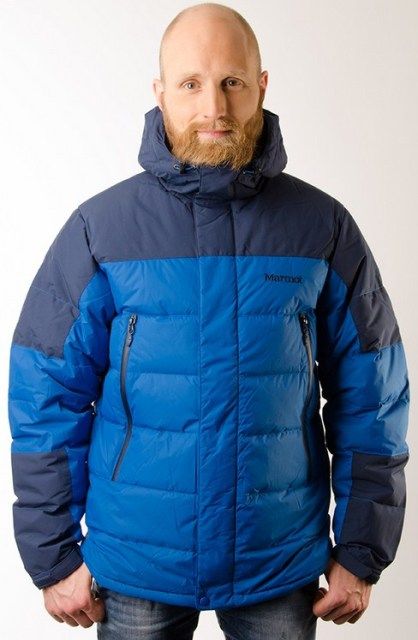 Пуховик комфортный зимний Marmot Mountain Down Jacket