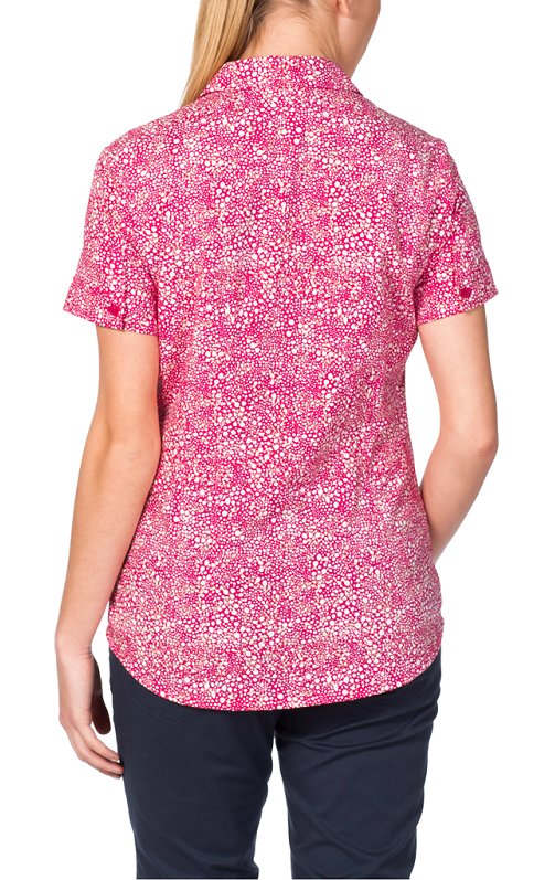 Jack Wolfskin — Рубашка с коротким рукавом женская Wahia Print Shirt W