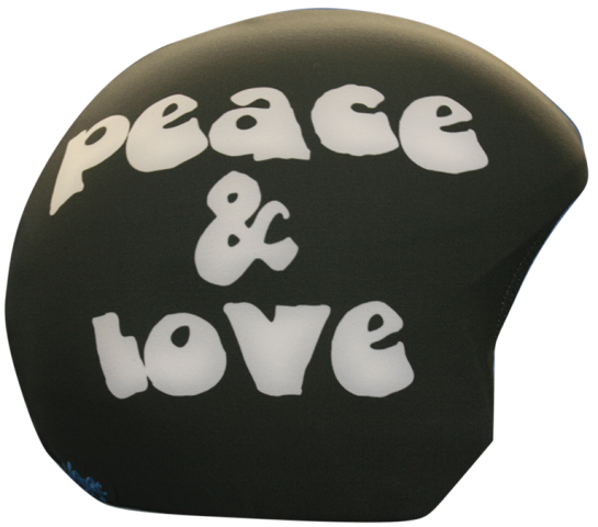 Нашлемник с неординарным принтом Coolcasc 128 Peace&Love