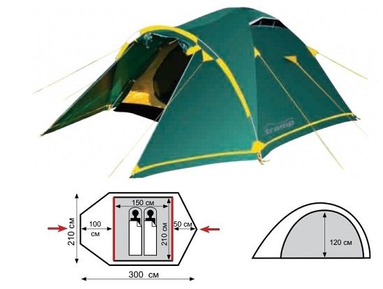 Tramp - Палатка Stalker 2