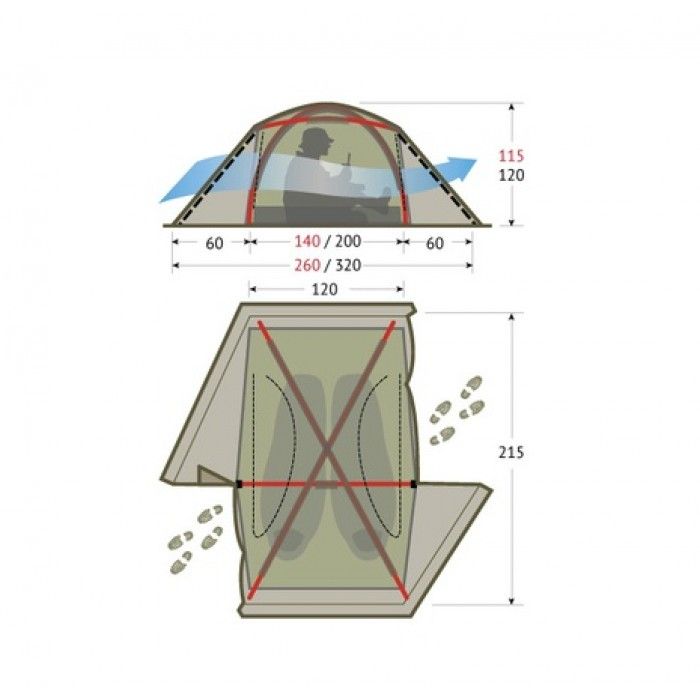 Tengu - Походная палатка Mark 1.08T2