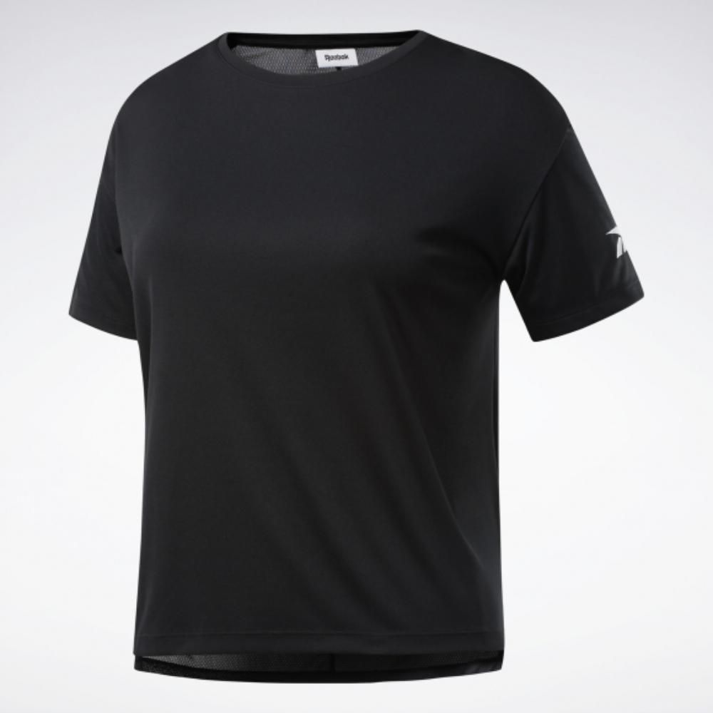 Стильная женская футболка Reebok Wor Comm Poly Tee Solid