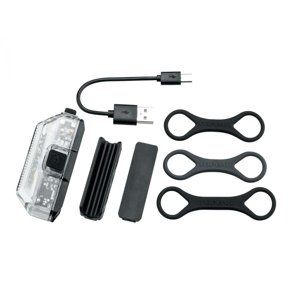 Topeak - Фонарь передний Whilte Lite Aero USB 1W