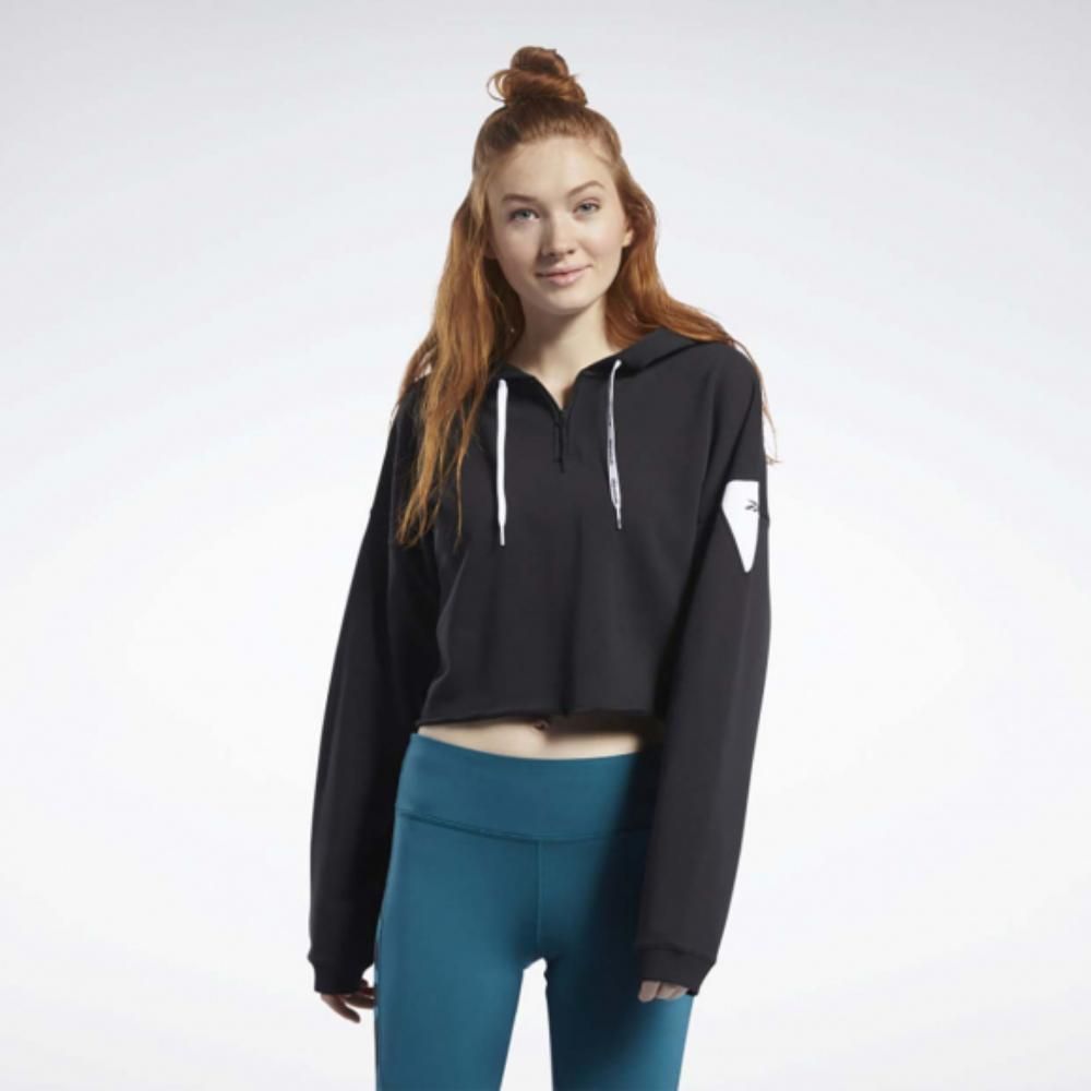 Удобная женская толстовка Reebok Wor Myt 1/4 Zip Hoodie