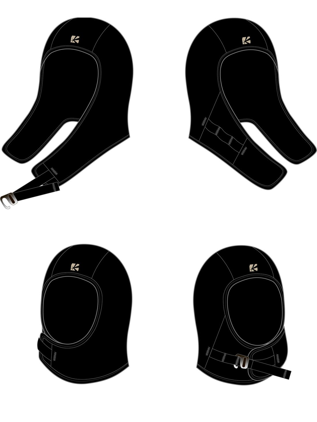 Подшлемник утепленный Bask Snow Helmet V3