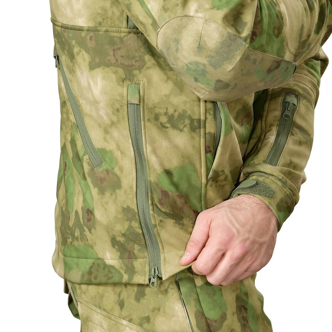 Тактическая куртка софтшелл 5.45 Design Манул