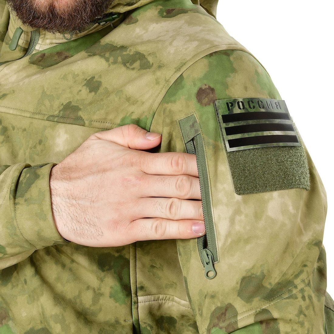 Тактическая куртка софтшелл 5.45 Design Манул