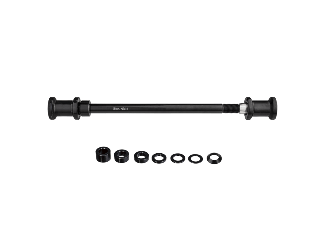 Ось Topeak Journey Trail Tx Axle  Kit -P10 180MM AL-7075 CNC Thru Axle W/M12 * Pitch 1.0MM Thread