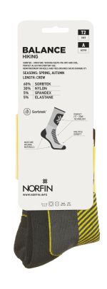 Носки Norfin T2A Balance Hiking Crew