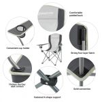 Складное кресло из стали King Camp 3818 Arms Chair