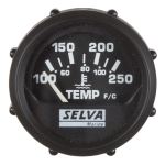 Индикатор температуры головки блока лодочного мотора Faria Instruments Selva