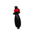 Lucky John - Мормышка вольфрамовая в блистере упаковка 5 штук Нимфа с петел. крыл. и бисер. 030 мм
