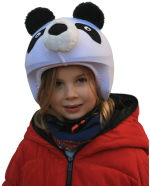 Стильный нашлемник на спортивный шлем Coolcasc 042 Panda Bear