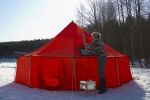 Однослойная палатка Снаряжение Зима У