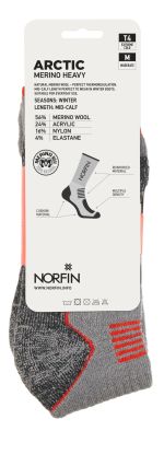 Носки Norfin T4M Arctic Merino Heavy LONG