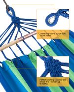 Гамак полотняный King Camp 3763 2-Folding Hardwood Hammock