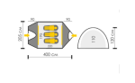 Туристическая палатка Talberg Peak Pro 3
