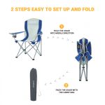 Складное кресло из стали King Camp 3818 Arms Chair