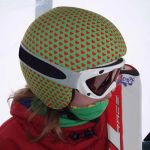 Нашлемник для спортивного шлема Coolcasc 102 Green Red Hearts