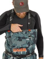 Полукомбинезон Norfin Pilot Bootfoot Camo с сапогами