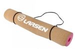 Larsen - Спортивный коврик для фитнеса TPE + пробка (173х61х0.4)