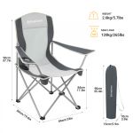 Складное кресло из стали King Camp 3818 Arms Chair