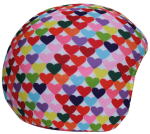 Нашлемник для девушки Coolcasc 104 Colour Hearts