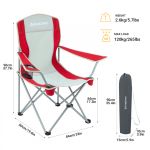 Складное кресло из стали King Camp 3818 Arms Chair