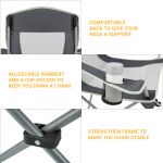 Складное кресло из стали King Camp 3818 Arms Chair
