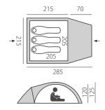Палатка быстросборная BTrace Glade 3