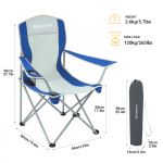 Складное кресло из стали King Camp 3818 Arms Chair