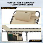 Раскладной шезлонг King Camp 2221 Bavaria B10 Cot
