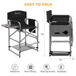 Кресло раскладное King Camp 2023 Tall Director Chair