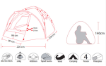 Палатка автомат четырехместная Envision 4Lux