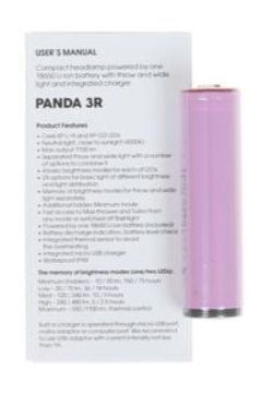 Яркий луч - Налобный фонарь YLP Panda 3R