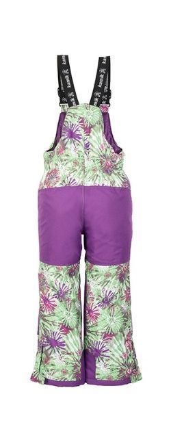 Kamik - Детские зимние штаны на лямках для девочек Winkie Flowerburst