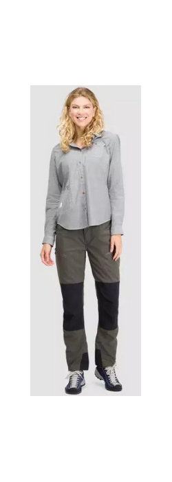 Norrona - Рубашка стильная для девушек Svalbard Cotton Shirt