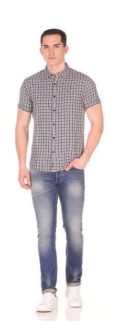 Quiksilver - Простая мужская рубашка с коротким рукавом 5604649
