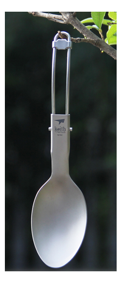 Надежная походная ложка Keith Ti5315 Ultralight Spoon Titan