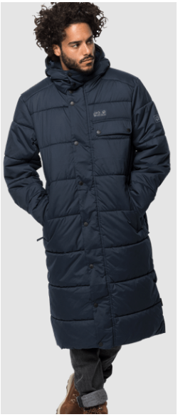Jack Wolfskin - Мужское зимнее пальто Kyoto Coat М