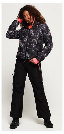 Superdry - Пуховая сноубордическая куртка Snow Shadow Down Jacket