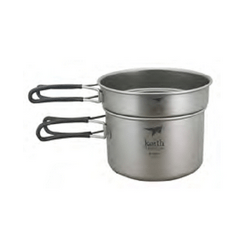 Набор ультралегкой посуды Keith Ti6012 Ultralight 2-piece CookSet