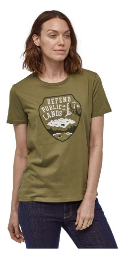 Patagonia - Легкая футболка Defend Public Lands Organic Crew T-Shirt
