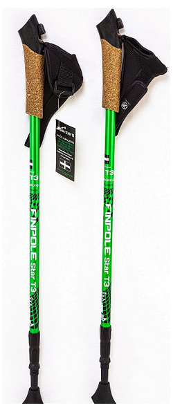 Finpole - Трехсекционные палки для скандинавской ходьбы Star T3