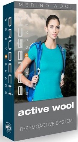 Футболка женская длинный рукав Brubeck  Active Wool