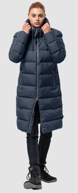 Женское пуховое пальто Jack Wolfskin Crystal Palace Coat