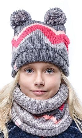 Buff – Вязаный шарф-труба для детей Knitted & Polar Neckwarmer Arild
